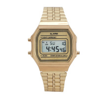 Wholesale Womens Digital Watch with Stainless Steel Strap